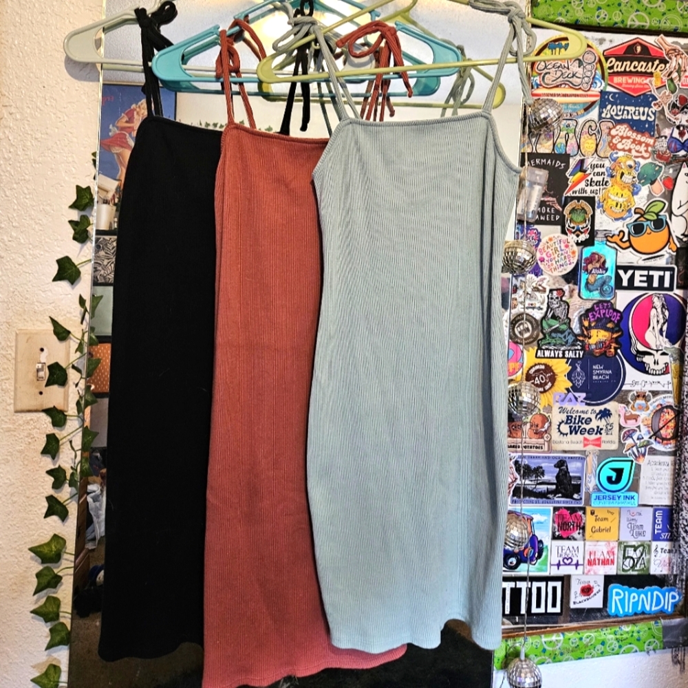 Three Wild fable maxi dresses